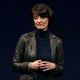 Regina Dugan showing off Facebook’s plan to read your mind. (Image: Screenshot/YouTube)